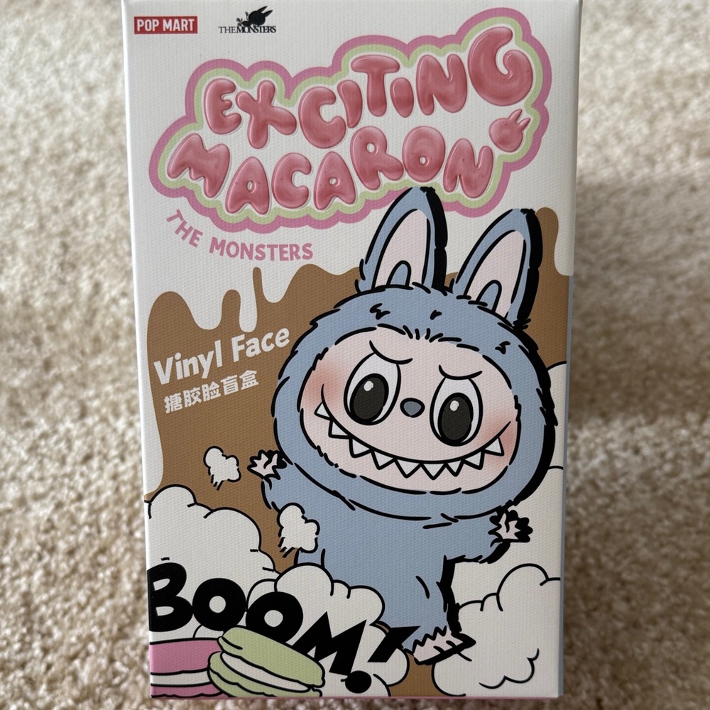 NWT - BRAND NEW The Monsters Exciting Macaron Vinyl Face Plush Pendant